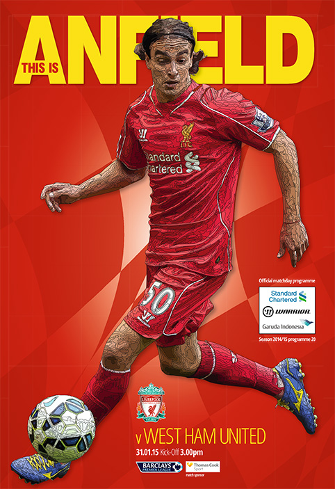 LIVERPOOL v WEST HAM 2014/15